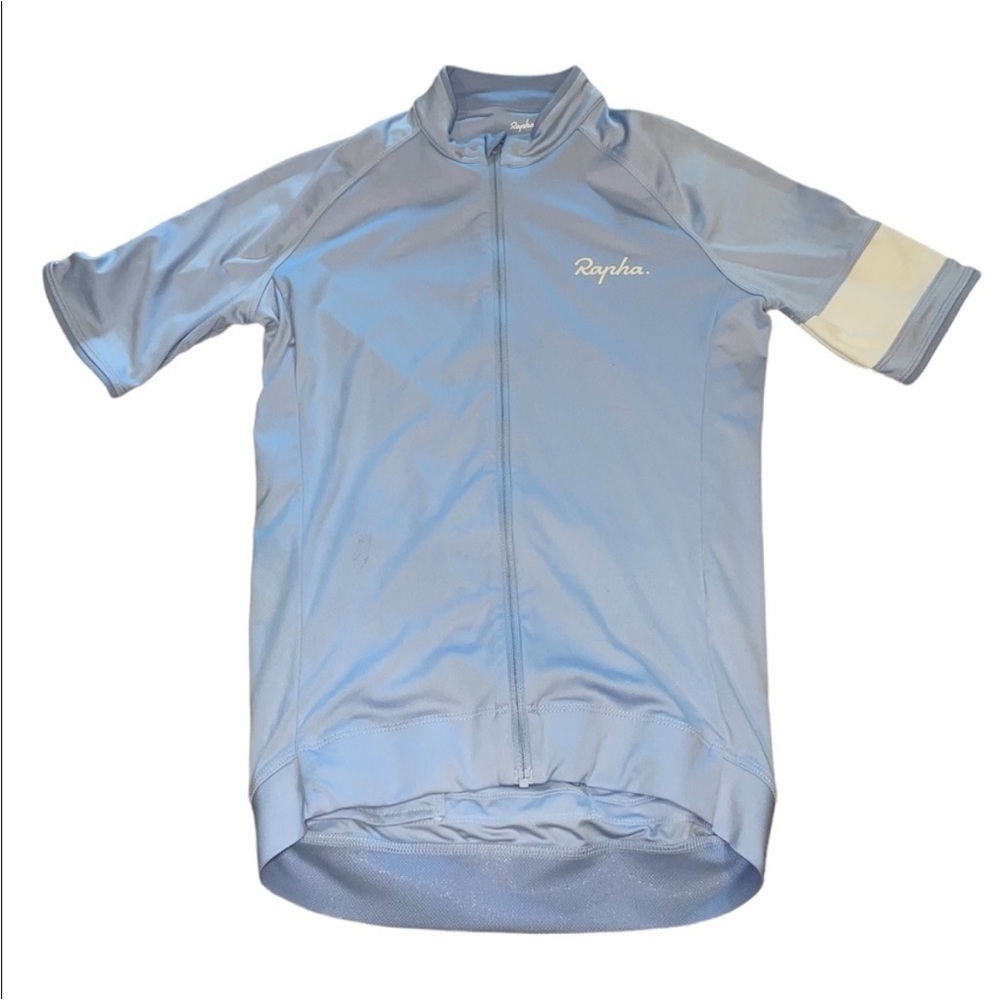 Rapha women XS blue biking top